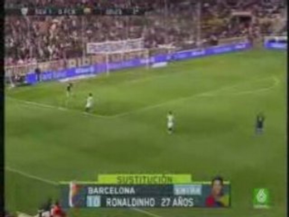 Sevilla - Barça | Narradora en euskera en laSexta TDT (sistema dual)