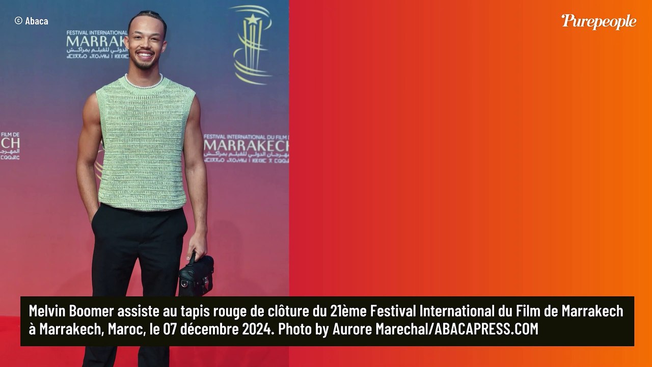 A Marrakech, Virginie Efira termine en épaulettes XXL et combinaison courte en velours, son amoureux Niels Schneider s'affiche plutôt changé !