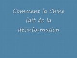Désinformation chinoise