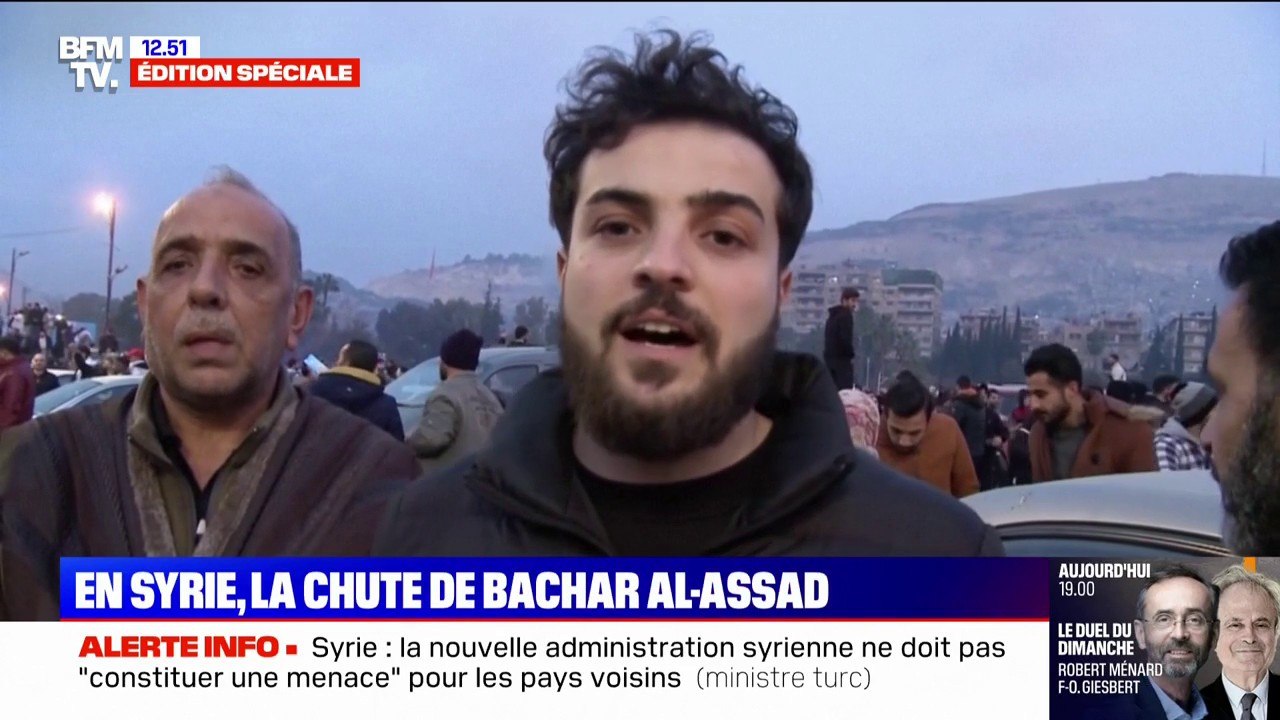 "C'est un sentiment de bonheur qui nous est étrange": les Syriens réagissent à la chute de Bachar Al-Assad