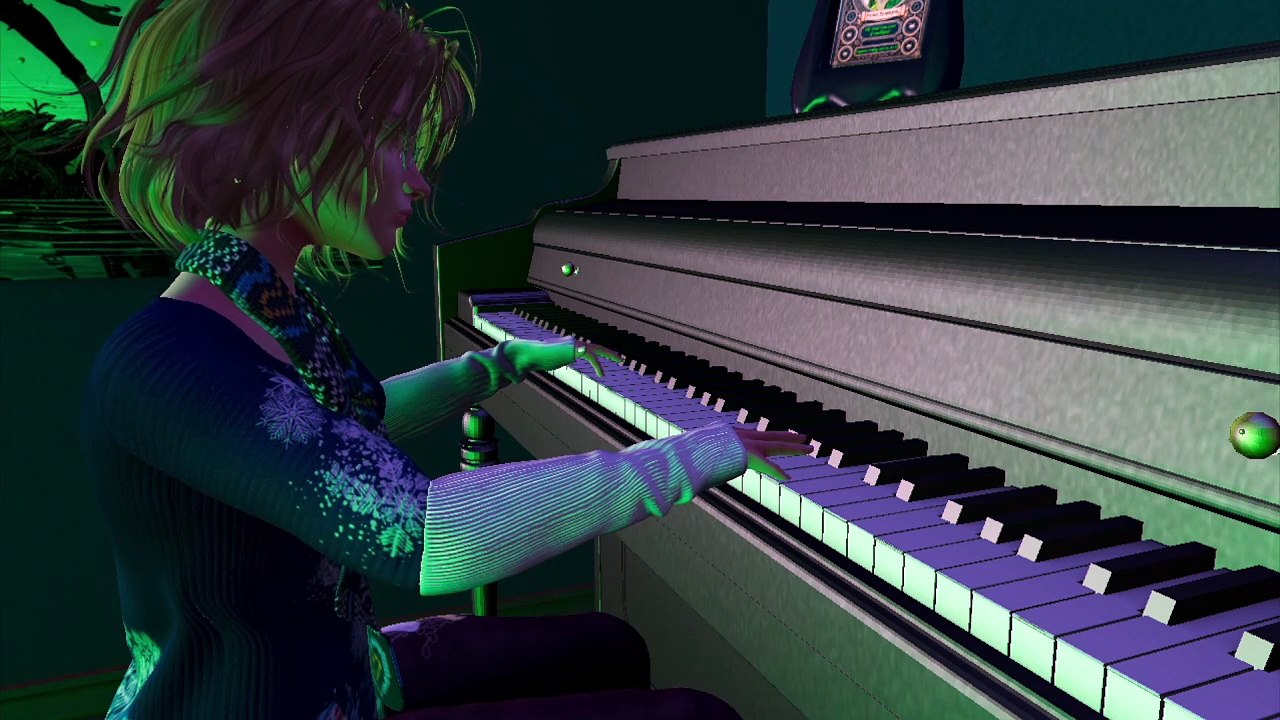 Second Life Piano Play
