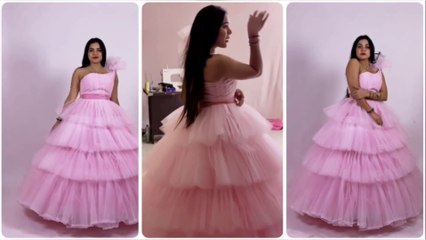 I Made the MOST BEAUTIFUL Frilled Ball Gown You'll Ever See! 😱✨ (Viral Tren_Full-HD
