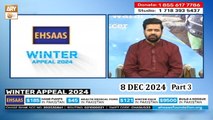 Ehsaas Telethon - Winter Appeal - 8 Dec 2024 - Part 3 - ARY Qtv