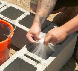 Crafting with concrete! Yard projects that are so easy to repeat!