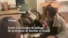 Syrie : Les images du pillage du domicile de Assad