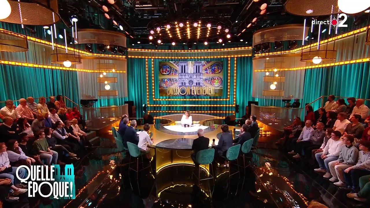 Sur le plateau de "Quelle époque" alors que l'actualité était largement centrée sur la cérémonie de réouverture de Notre-Dame de Paris, Léa Salamé a pu s'entretenir avec un écrivain de renom récompensé par le prix Renaudot... Qui n'est autre que son ex !