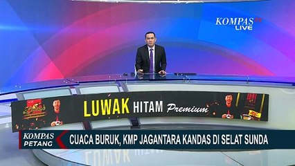 KMP Jagantara Kandas di Selat Sunda Akibat Cuaca Buruk, Penumpang Dievakuasi ke Pelabuhan Bakauheni