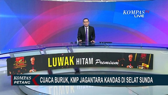 KMP Jagantara Kandas di Selat Sunda Akibat Cuaca Buruk, Penumpang Dievakuasi ke Pelabuhan Bakauheni