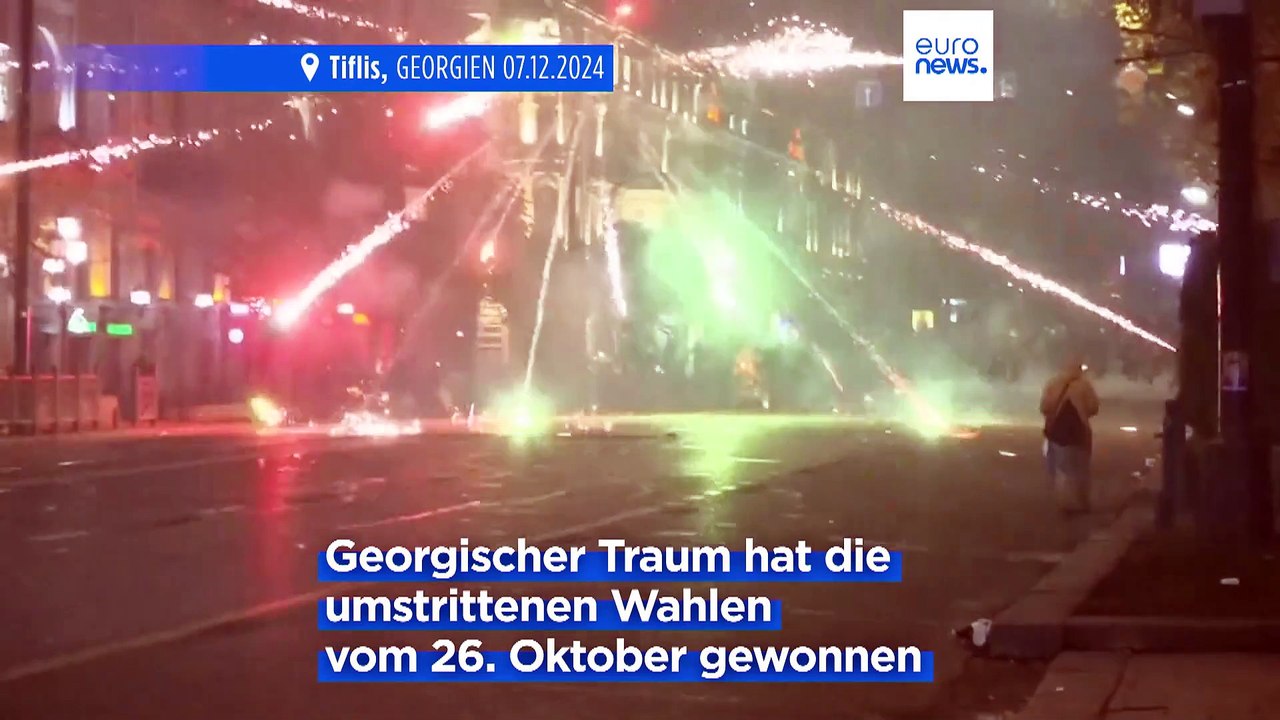 EU-Staaten verurteilen Polizeigewalt gegen Demonstranten in Georgien