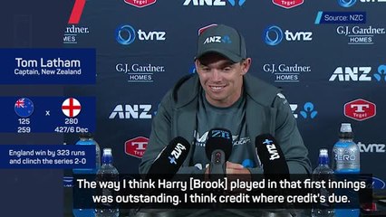 Latham raves about 'unique' Brook as he continues startling form