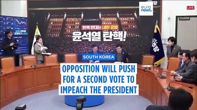 South Korea's opposition leader pushes for new impeachment vote against Yoon