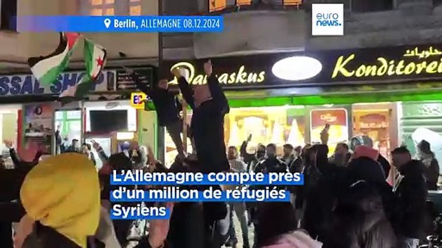 Syrie : la diaspora syrienne célèbre la chute de Bachar al-Assad