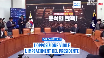 Corea del Sud: l'opposizione vuole un secondo voto sull'impeachment di Yoon