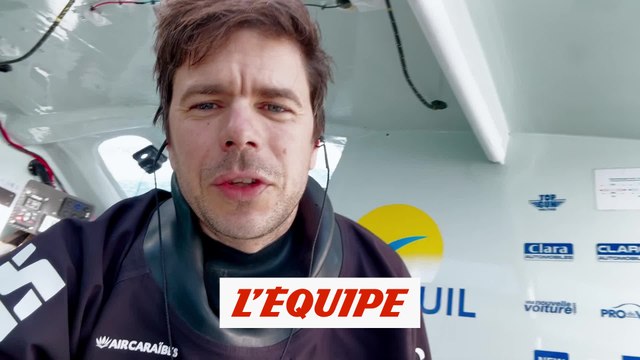 Avarie de foil tribord pour Simon - Voile - Vendée Globe