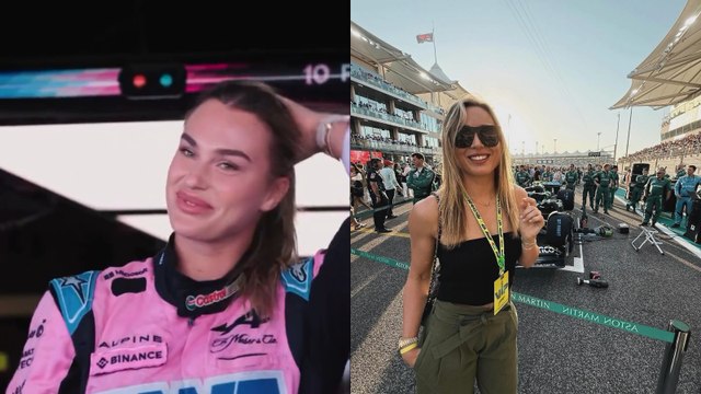 Tennis - ATP/WTA 2024 - Aryna Sabalenka, Paula Badosa et Grigor Dimitrov au Grand Prix de Formule 1 à Abu Dhabi