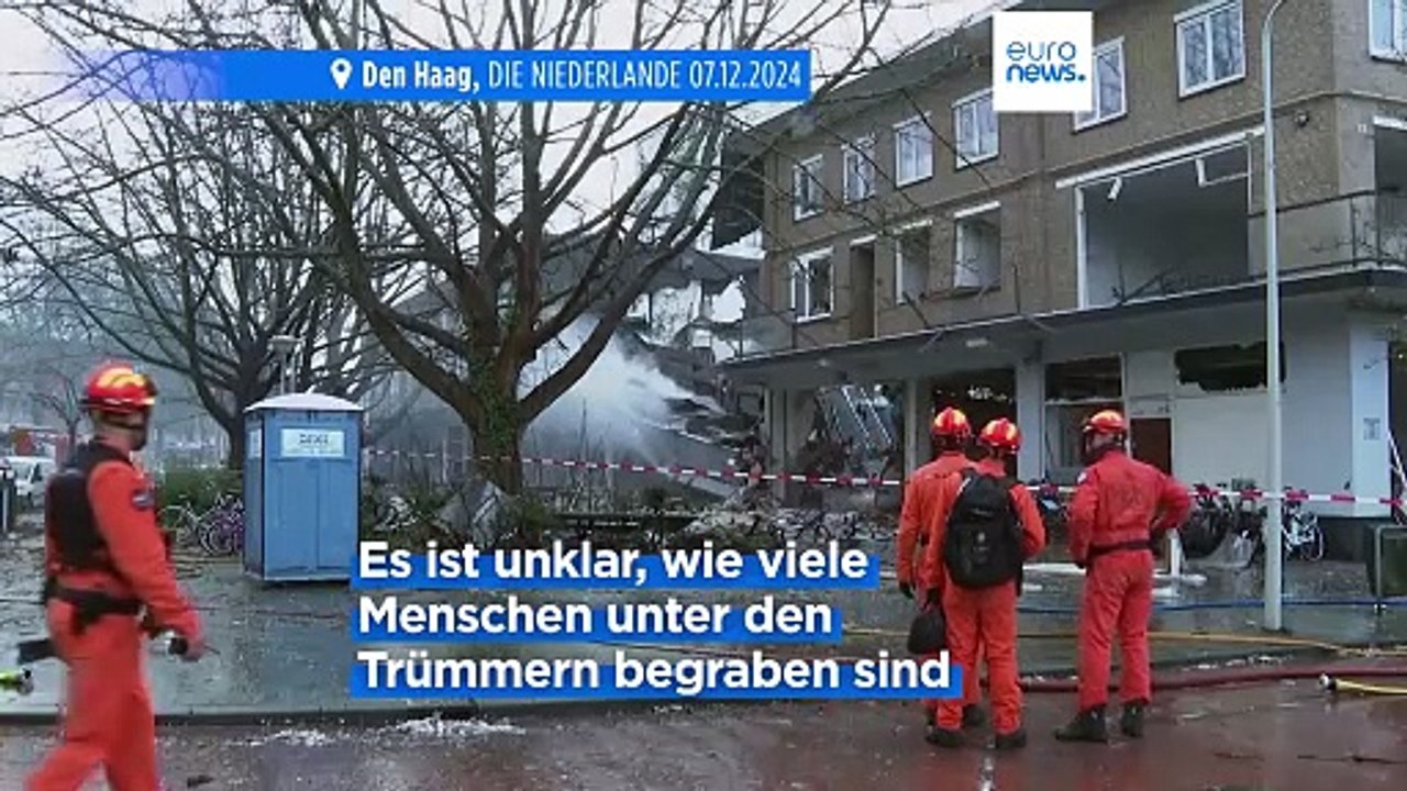 Den Haag: Mindestens fünf Tote nach Explosion in Wohnblock