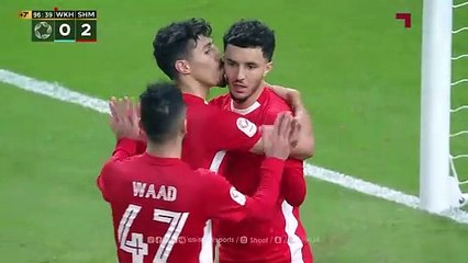 2ème passe D Bounedjah vs Al Wakrah