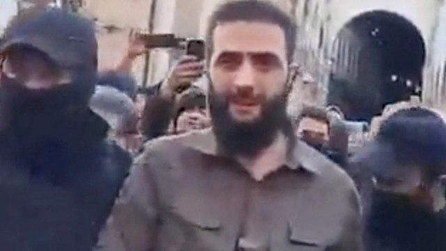 El líder de los rebeldes sirios Al Jolani es recibido en Damasco