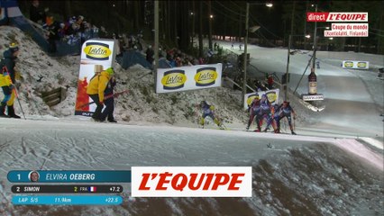 Julia Simon deuxième de la mass start derrière Elvira Oeberg - Biathlon - CM (F)