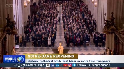 Notre Dame reopens with spectacular ceremony in Paris