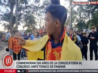 Delta Amacuro | Ciudadanos conmemoran los 200 años del congreso Anfictiónico de Panamá
