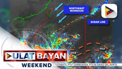 Shear line, magpapaulan sa ilang bahagi ng Gitnang at Katimugang Luzon