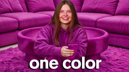 LIVING ALONE in ONE COLOR For 24 Hours