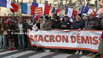 Manifestation des Patriotes. Macron Démission. Paris/France - 07 Décembre 2024