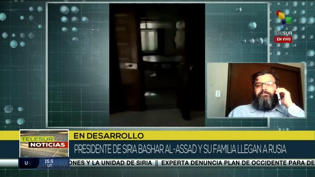 Pdte. Bashar Al-Assad llega a Rusia tras su derrocamiento por terroristas