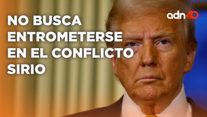 Esto es lo que dijo Donald Trump sobre la caída del dictador Bashar Al-Assad en SIria