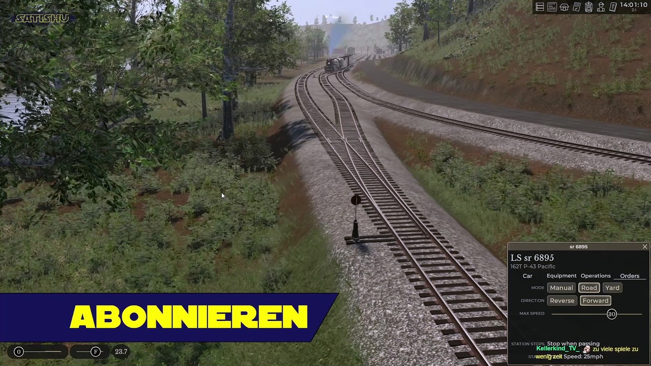 Der erste Zug fährt ganz zum östlichen Ende. | Railroader | Ep. 79