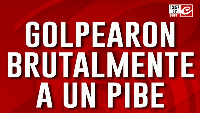 Golpearon brutalmente a un pibe: lo atacaron por observar como operaban transas