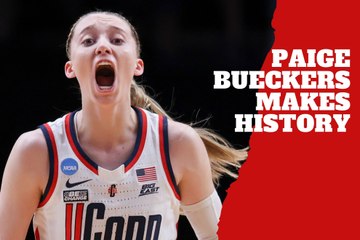 Bueckers makes history and UConn Teammates show support in a meaningful way