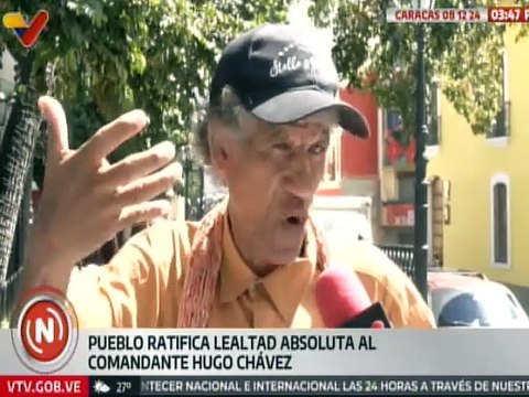 Caracas | Ciudadanos venezolanos ratifica su amor y lealtad al Comandante Hugo Chávez