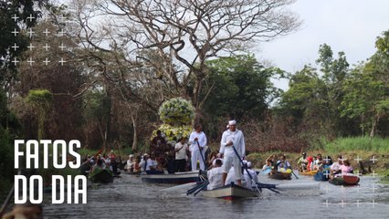 Fé sobre as águas: veja como foi o Círio Fluvial de Caraparu neste domingo
