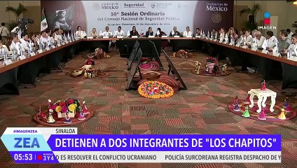 Detienen a dos presuntos integrantes de "Los Chapitos" en Sinaloa