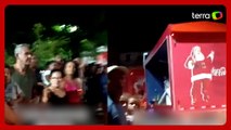 Papai Noel é apedrejado e caravana na Bahia