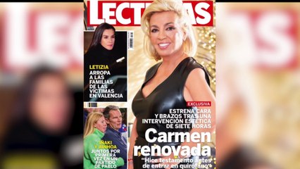 Carmen Borrego se somete a una intervención quirúrgica de 7 horas y estrena nueva imagen