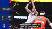 Doncic takes responsibility for Mavs loss