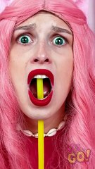 Shocking Mouth Challenge! Can They Handle It? 😱 #123go