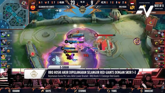 SRG hantar pulang RRQ Hoshi sekaligus ke separuh akhir lower bracket saingan M6