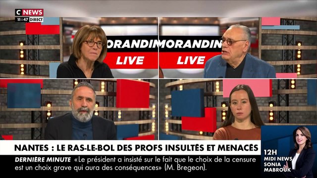 Regardez le gros coup de gueule dans Morandini Live de la journaliste Catherine Rambert contre un magistrat : Vous êtes une calamité ! Si vous rendez la justice avec votre raisonnement totalement dépassé - VIDEO