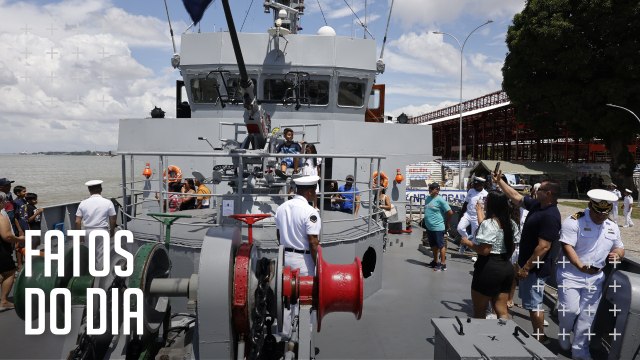 Visitação aos navios da Marinha atrai grande público em Belém