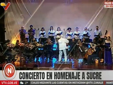 Caracas | Orquesta Sinfónica realiza concierto en homenaje al Mariscal Antonio José de Sucre