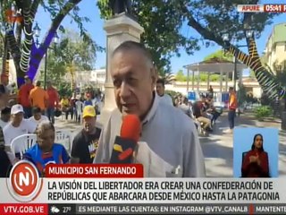 Apure | Ciudadanos conmemoraron los 200 años del congreso Anfictiónico de Panamá