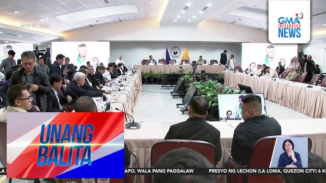 Progress report sa mga pagdinig kaugnay sa EJKs, drug war, at ilegal na POGO, ilalabas ng Quad Comm bago mag-December 18 | Unang Balita