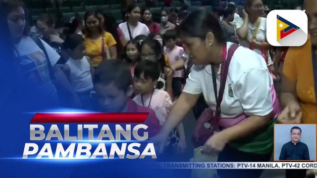 Nasa 1,500 bata sa Pasay City, nakatanggap ng regalo sa ilalim ng Balik Sigla, Bigay Saya gift-giving activity