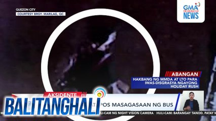 Babae, patay matapos masagasaan ng bus | Balitanghali
