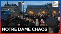 Tourists are disappointed by limited access to Notre Dame Cathedral