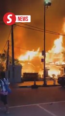 Two restaurants in Pantai Cenang destroyed in fire